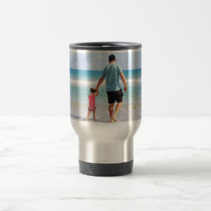Taza De Viaje Añadir su propia foto y/o texto