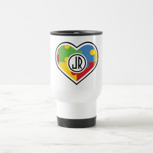 Taza De Viaje Añadir un monograma de viaje/desplazamiento diario