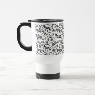 Taza De Viaje Anatomía Animal Veterinaria Feliz Día del Médico
