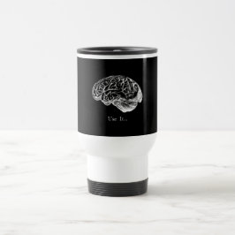 Taza De Viaje Anatomía del cerebro - utilícela