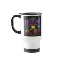 "Ancla de amistad" Traje Café Mug.