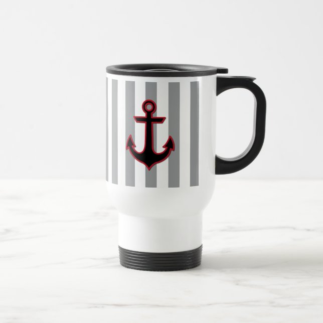 Taza De Viaje Anclaje rojo, Anclaje de barco, Anclaje de barco,  (Derecha)