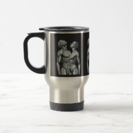 Taza De Viaje Android Union: Cyborg Couple Stainless Steel Trave