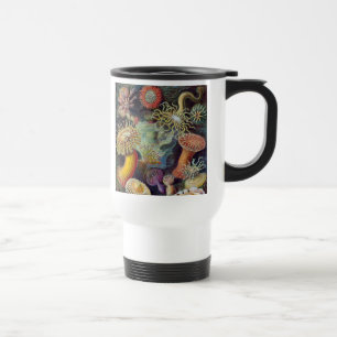 Taza De Viaje Anémona de mar naturaleza científica océano