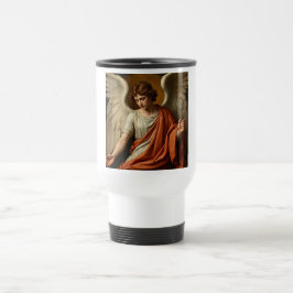 Taza de viaje ángel del Renacimiento clásico