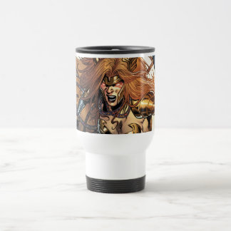 Taza De Viaje Angela lista para luchar