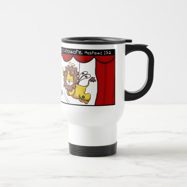 Taza De Viaje Ángeles leones y corderos (Derecha)