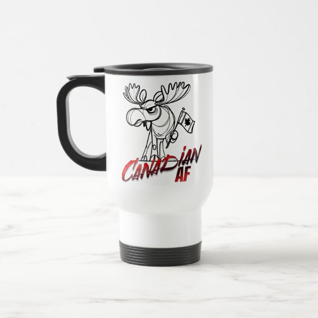 Taza De Viaje Angry Moose Canadian AF (Izquierda)