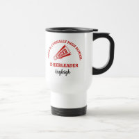 Animadora de instituto rojo personalizada