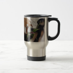 Taza De Viaje animal-impresión-panda-rojo-lindo