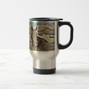 Taza De Viaje animal inteligente-caballo 2
