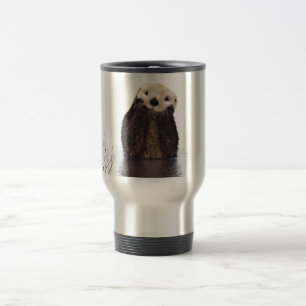 Taza De Viaje Animal mullido adorable lindo de la nutria
