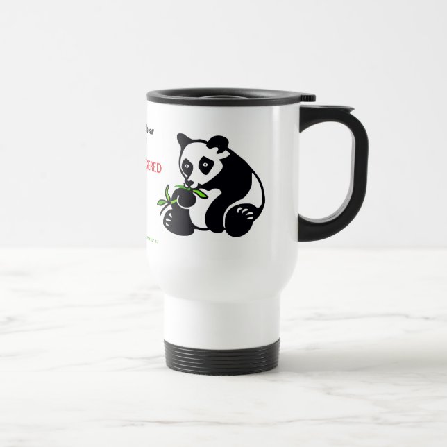 Taza De Viaje Animales en peligro - PANDA - Naturaleza - Vida si (Derecha)