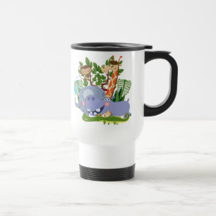 Taza De Viaje Animales lindos del safari