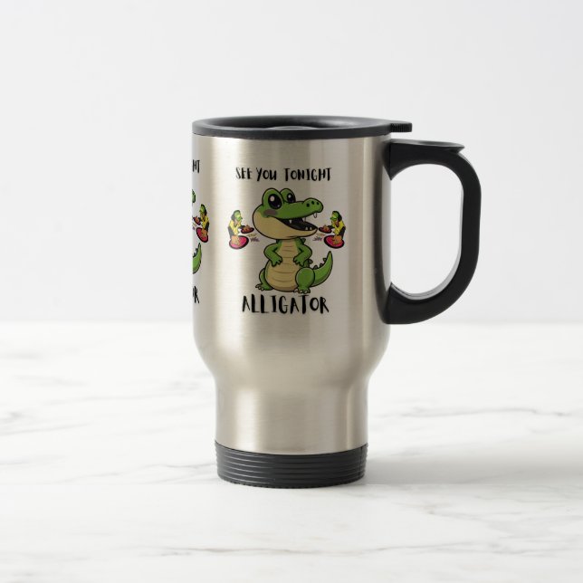 Taza De Viaje Animals Party Alligator (Derecha)