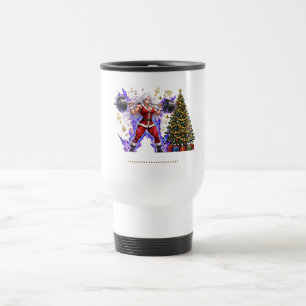 Taza De Viaje Anime Muscle Mamá Navidad - Arte de Gym Gainsmas