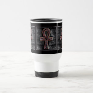 Taza De Viaje ankh elaborado