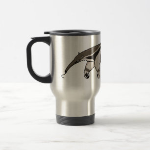 Taza De Viaje Anteater feliz personalizado ilustracion