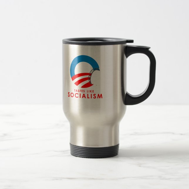 Taza De Viaje Anti-Obama - los gustos tienen gusto de la (Derecha)