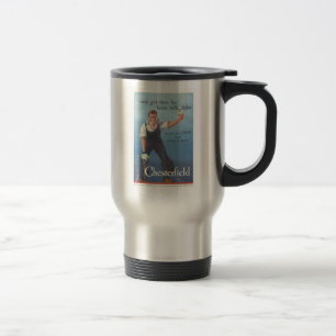Taza De Viaje Anuncio de cigarrillos de Chesterfield de época