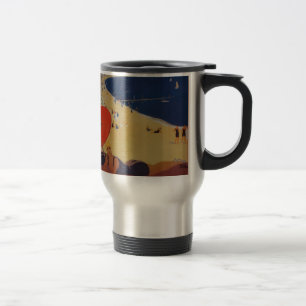 Taza De Viaje Anuncio de viaje francés vintage