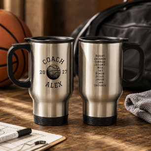 Taza De Viaje Aplicación personalizada de agradecimiento al entr