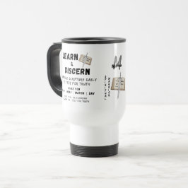 Taza De Viaje Apología personalizada Biblia bereana Verse Script