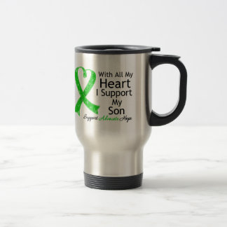 Taza De Viaje Apoyo a mi hijo todo mi corazón