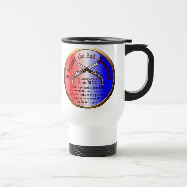 Taza De Viaje Apoyo la Segunda Enmienda (Derecha)