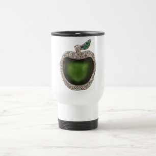 Taza De Viaje Apple verde Jeweled