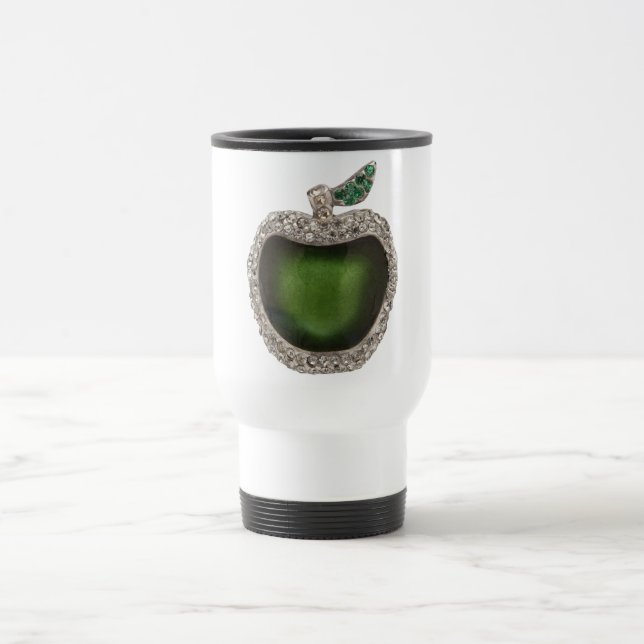 Taza De Viaje Apple verde Jeweled (Centro)
