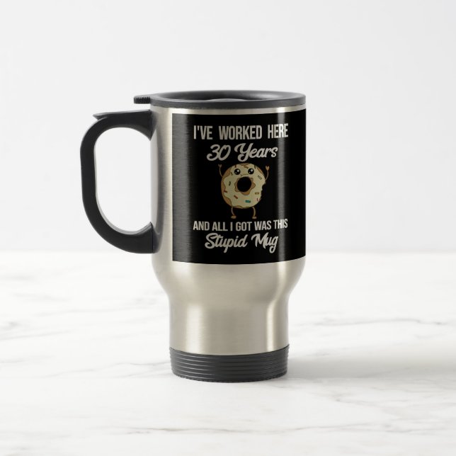 Taza De Viaje Apreciación de agradecimiento por 30 años de traba (Izquierda)