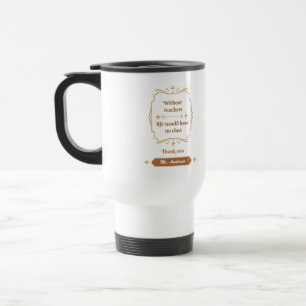 Taza De Viaje Apreciación del maestro clásico de oro