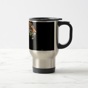 Taza De Viaje Aproximación de tigres - Arte de animales salvajes