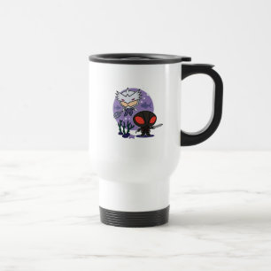 Taza De Viaje Aquaman   Chibi Orm & Black Manta Undersea Graphic