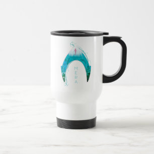 Taza De Viaje Aquaman Ver A Través De Mera Symbol Ocean Graphi