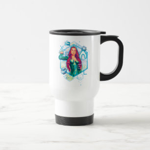 Taza De Viaje Aquaman   Xebel Princess Mera Hexagonal Graphic