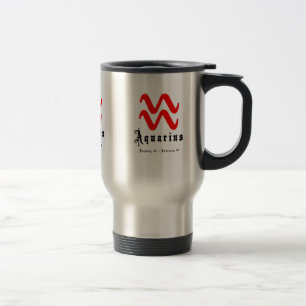 Taza De Viaje Aquarius, 20 de enero - 18 de febrero