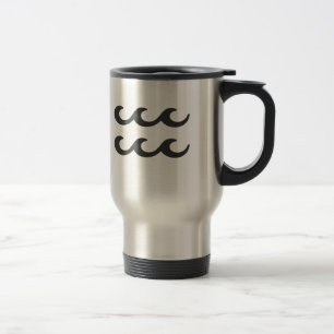 TAZA DE VIAJE AQUARIUS, RÓTULO ZODIACAL