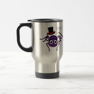 Taza De Viaje Araña cortada en el personalizado del sombrero sup