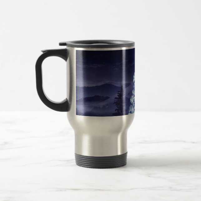 Taza De Viaje Árbol de Navidad (Izquierda)