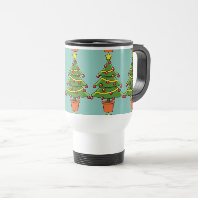 Taza De Viaje Árbol de Navidad (Anverso derecho)