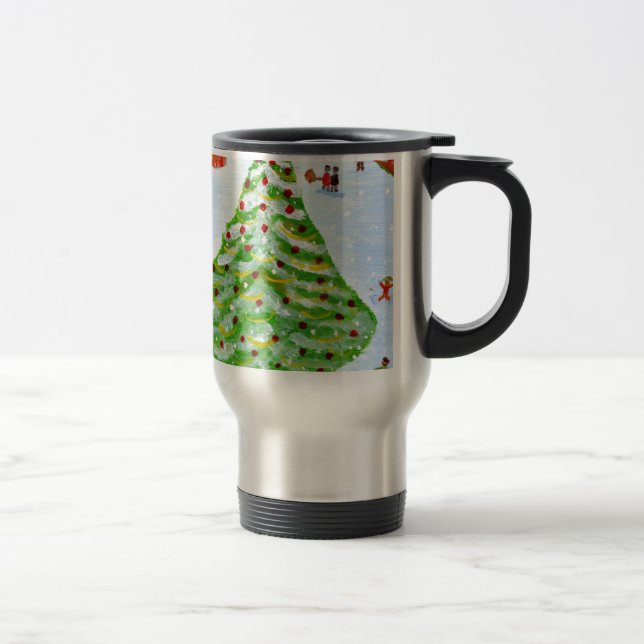 Taza De Viaje Árbol de Navidad (Derecha)