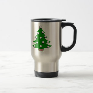 Taza De Viaje Árbol de navidad de la pelota de golf