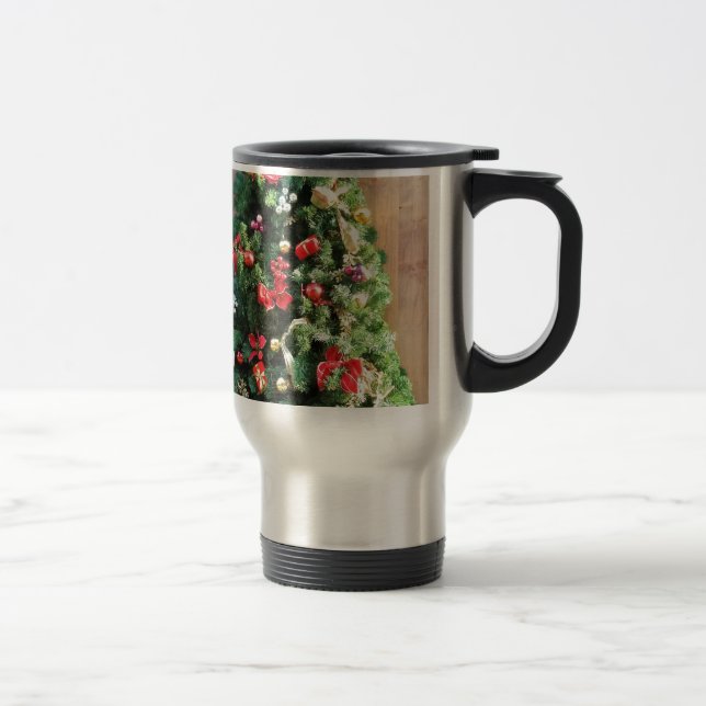 Taza De Viaje Árbol de Navidad decorado (Derecha)