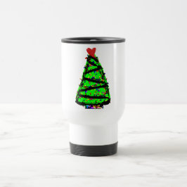 Taza De Viaje Árbol de Navidad punk