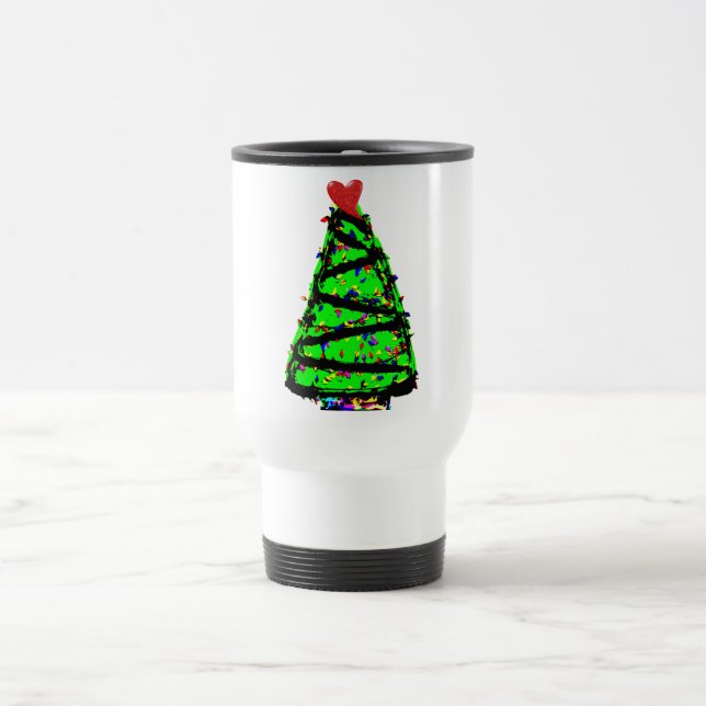 Taza De Viaje Árbol de Navidad punk (Centro)