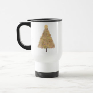 Taza De Viaje Árbol de navidad purpurina