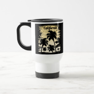 Taza De Viaje Árbol de palma de California