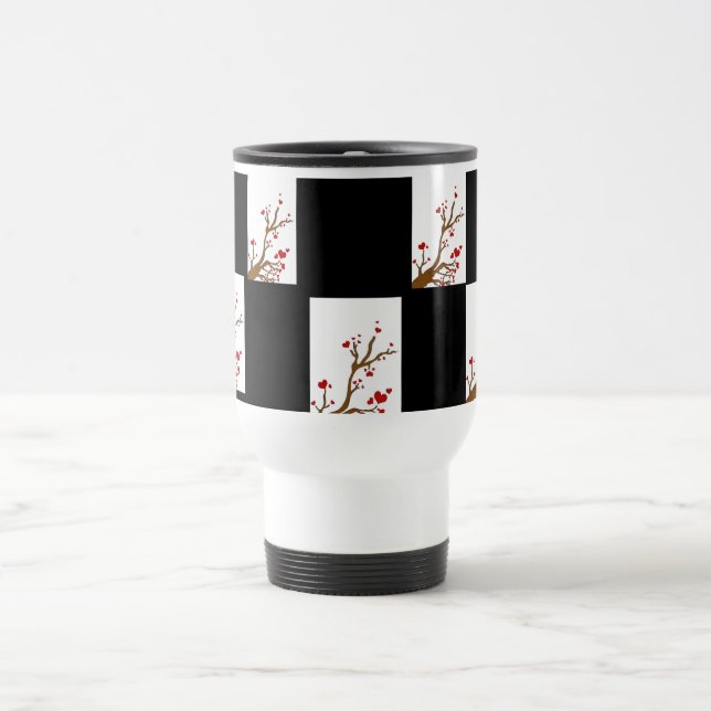 Taza De Viaje árbol del corazón (Centro)